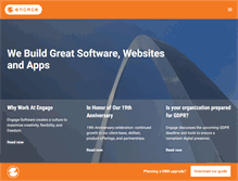 Tablet Screenshot of engagesoftware.com